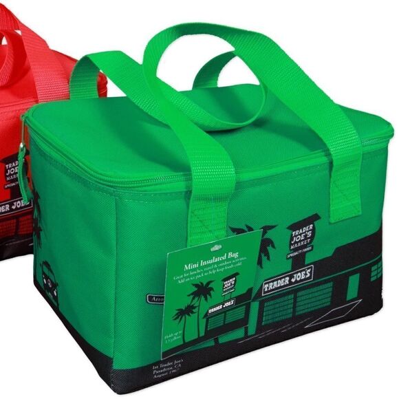 Trader Joe’s Emerald Mini Insulated Bag - Picture 1 of 4